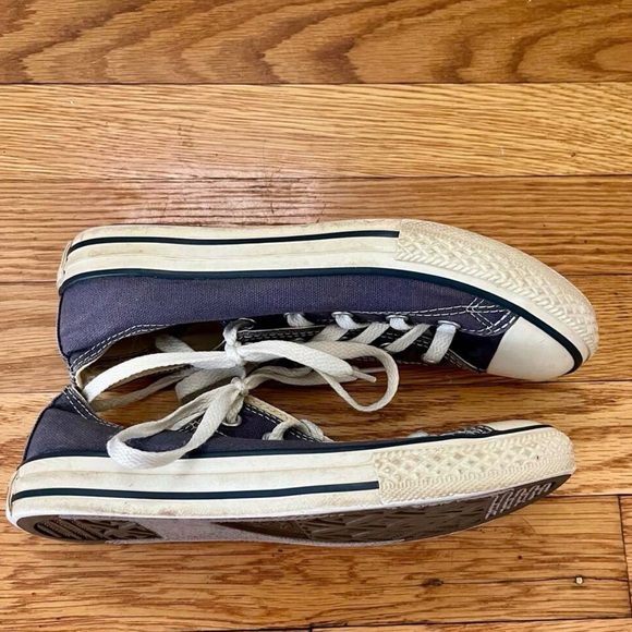 Converse All Star Low Top Sneakers Size 6 Women’s Blue Canvas Streetwear - Picture 4 of 10